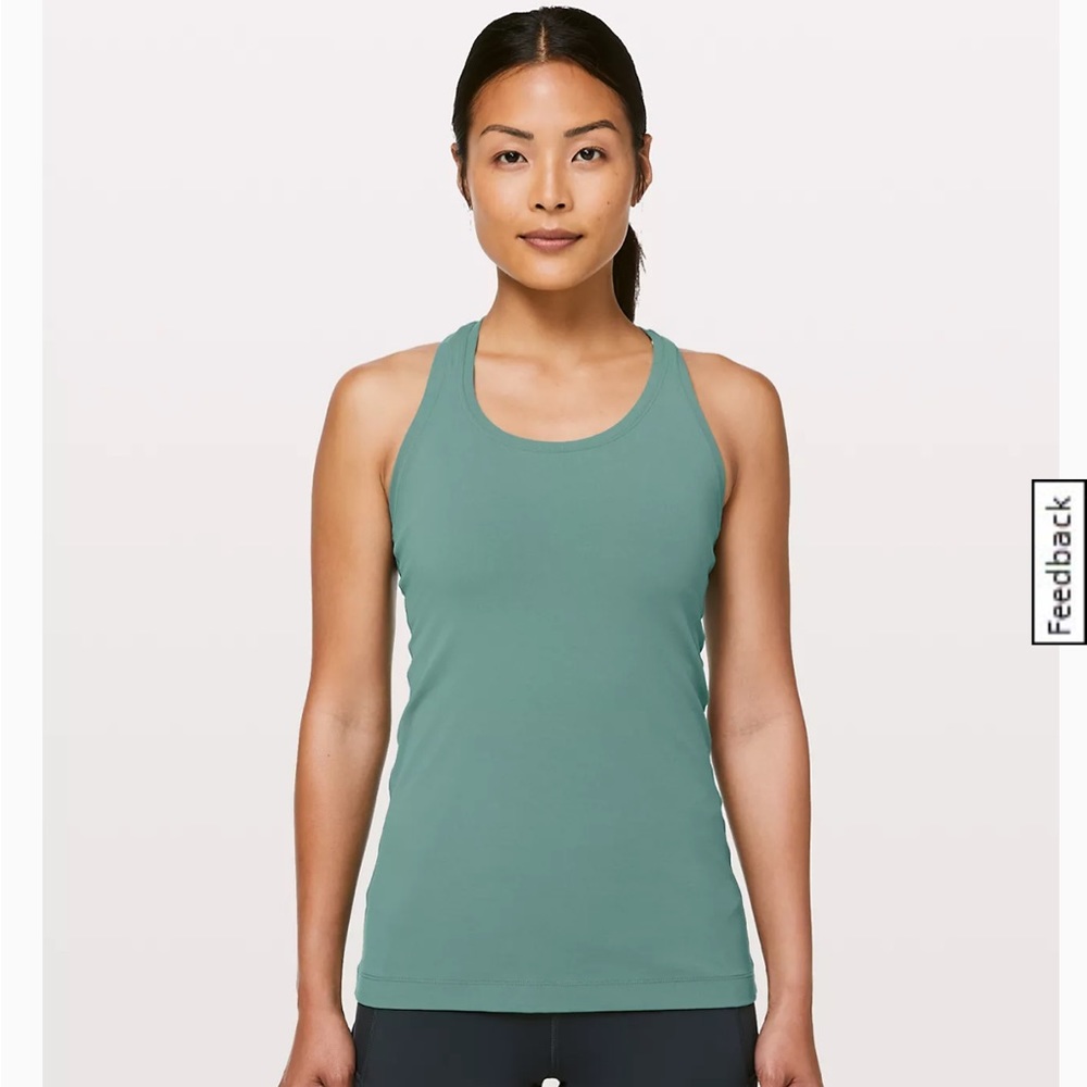 Racerback tank top Nulu Frosted Pine
